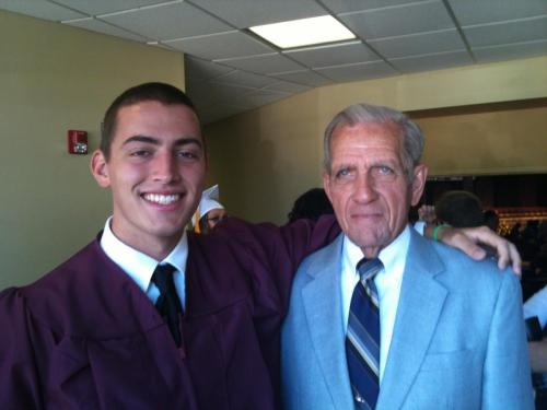 Graduation with Grandpa (6/13)