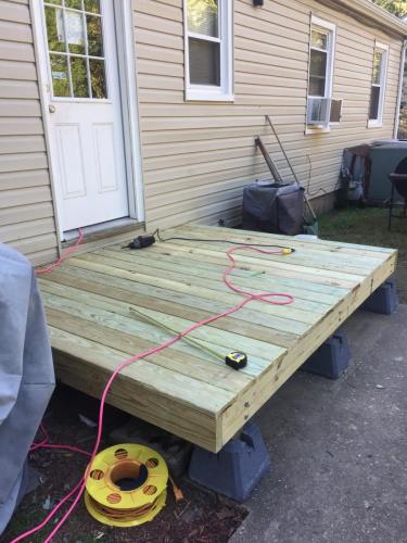 Deck rebuild - deck boards complete
