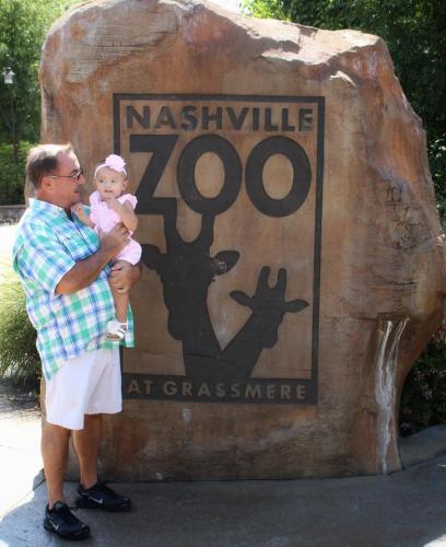 With Papi at the zoo