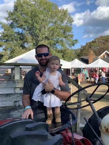Daddy and Addison at Hunt Club Farm (10/19)